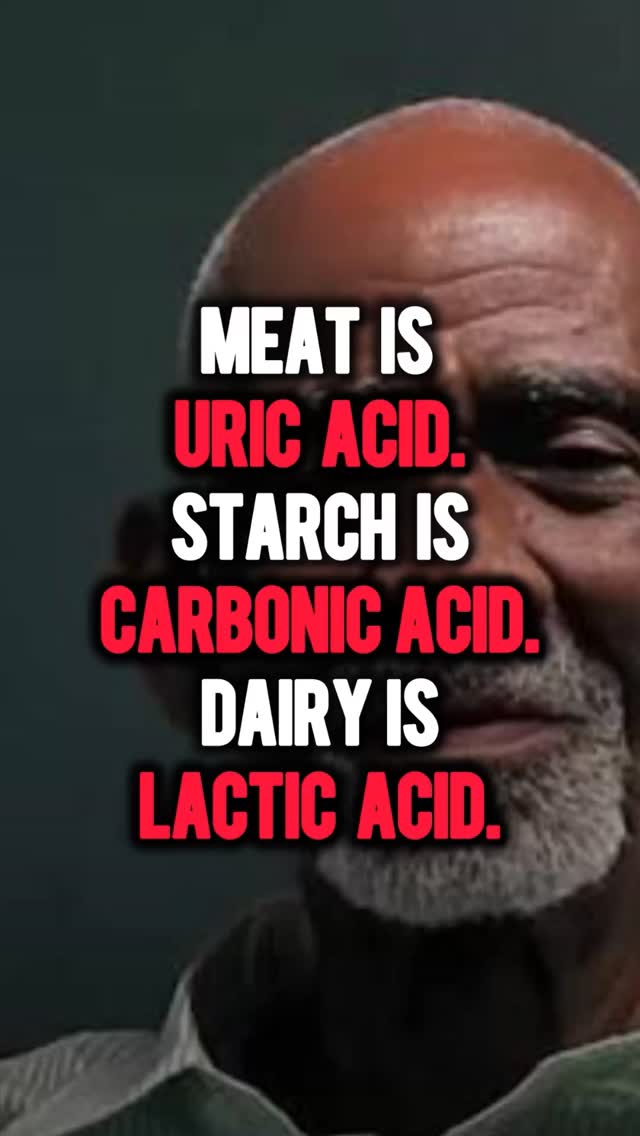 LACTIC, URIC AND CARBONIC ACID DISSOLVES FLESH OVER TIME #etlntd