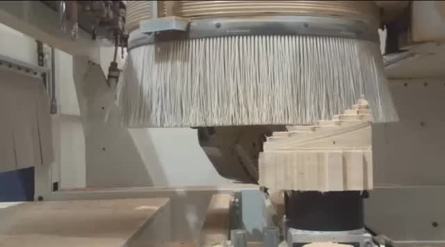 Machining a staircase post detail in tulipwood on one of our machines
#orbit #circular #machining #woodwork #5axiscnc