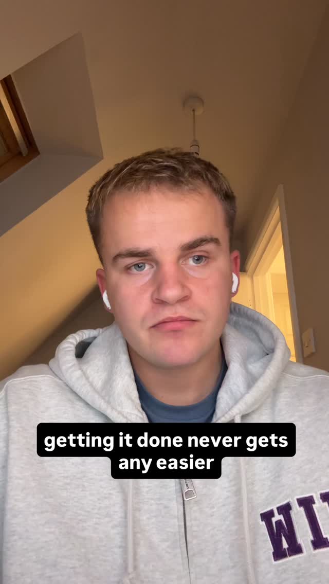 Getting it done never gets any easier