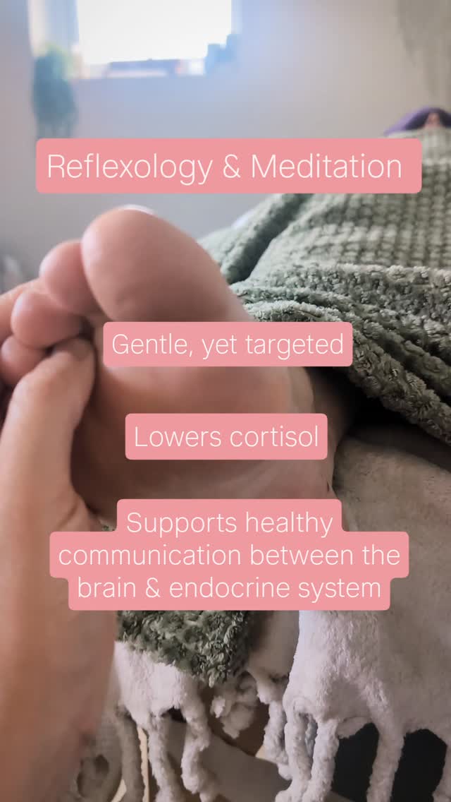 ✨ Sometimes the needles don't come out......
✨ What a combo - Reflexology with meditation.
✨ A powerful way to support the nervous system and hormonal regulation.
✨ In Traditional Chinese Medicine, this approach helps settle the Shen—the aspect of the Heart responsible for emotional regulation, sleep, and mental clarity.
✨ When the Shen is unsettled, we often see anxiety, poor sleep, mood changes, and hormone-related symptoms.
✨ Reflexology works through gentle, targeted pressure that sends calming signals through the nervous system. Meditation reinforces this restorative state.
✨ From a biomedical perspective, this calming response helps lower stress hormones like cortisol and supports healthier communication between the brain and endocrine system.
✨ When stress is reduced, hormones involved in mood, sleep, and reproductive health can regulate more effectively.
✨ Link is in the bio to book your discovery call x
#Reflexology
#Meditation
#TCM
#Hormonehealth
#Nervoussystemsupport