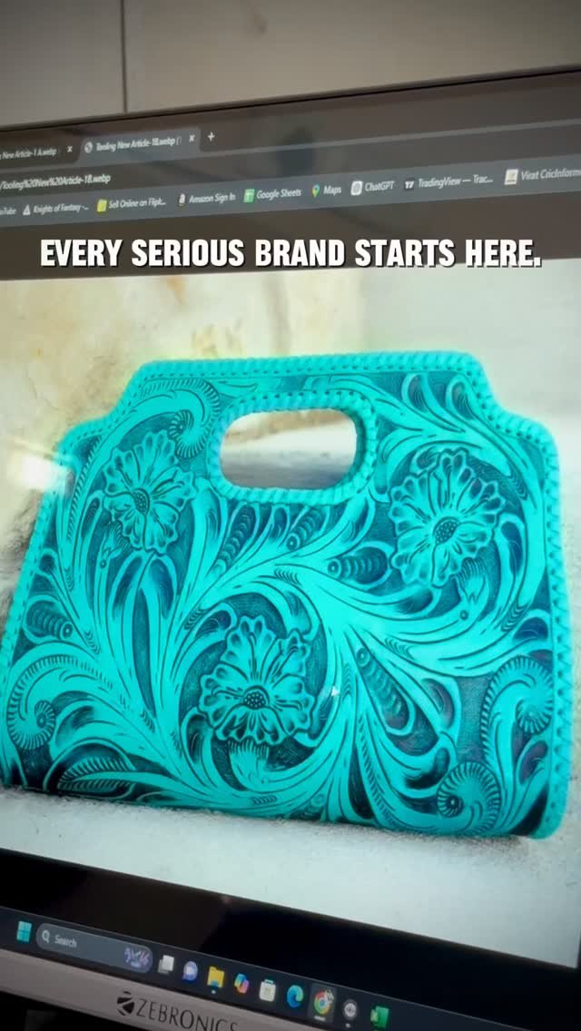 Not all details are visible. That’s why we go through this.
#productdevelopment #productsourcing #leathercraft #privatelabel #handmade