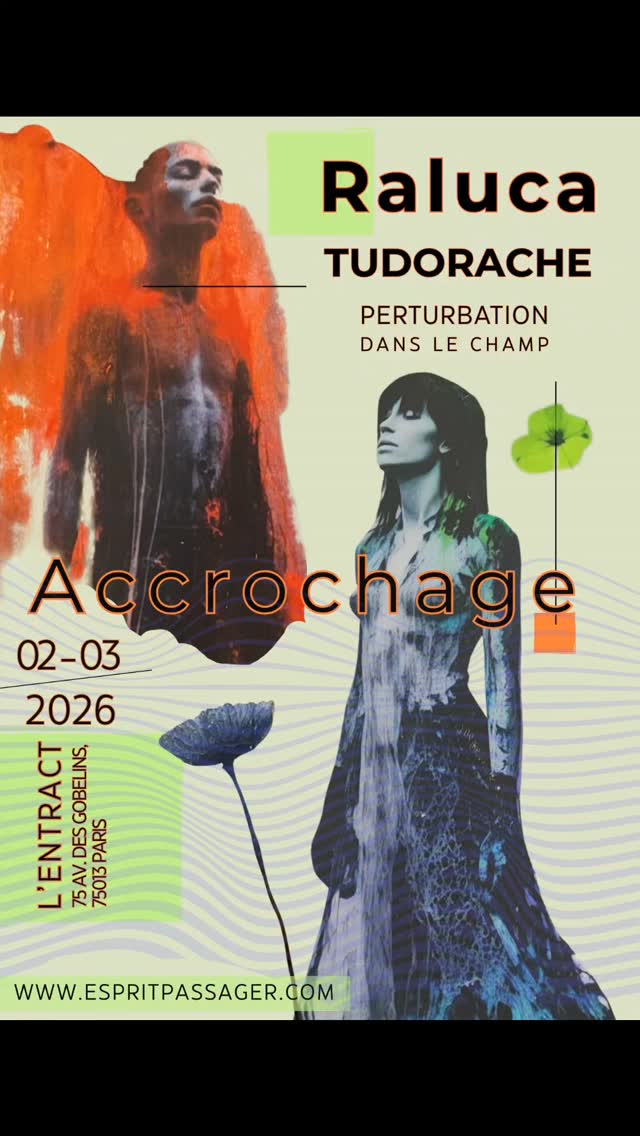 "Disruption in the Field"
A series born from tension, presence, and subtle shifts.
Bodies as landscapes. Fields as states of being.
📍 L’Entracte, Paris
🗓 02–03 · 2026
#espritpassager
#hiddenparis
#espritpassagerart
#espritpassager_paris
#passagercollectorcircle