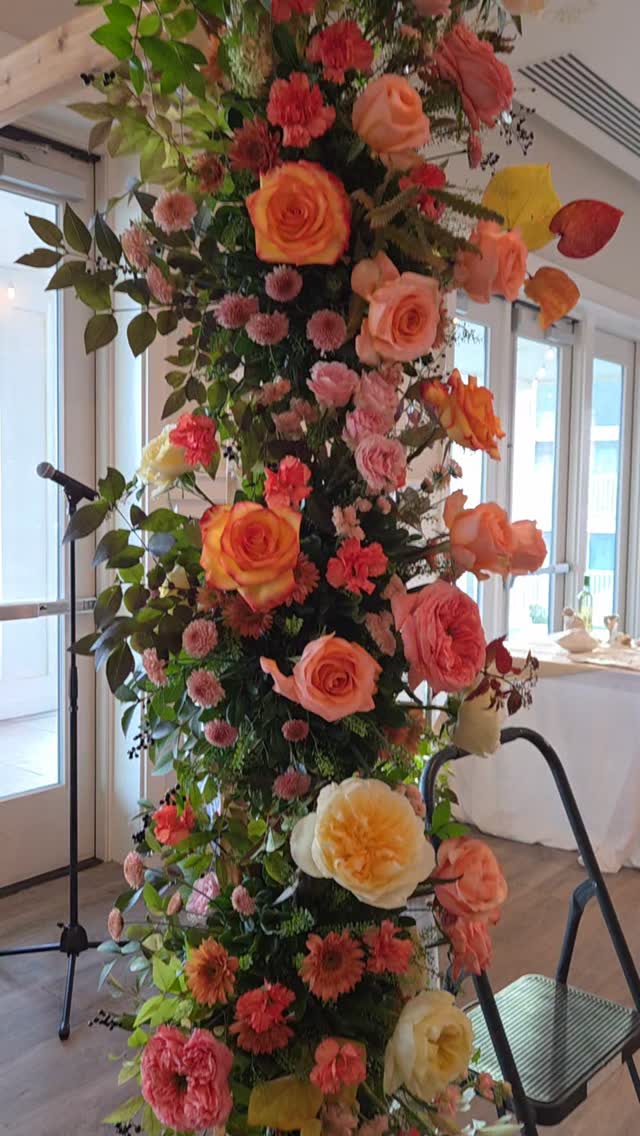 Want your guests talking about your flowers all night?
Use. Color.
Here’s a little behind-the-scenes secret: the only time we arrive extra early to keep an eye on things before breakdown is when we’re working with a bold, colorful palette.Those rental vases tend to mysteriously walk off once guests fall in love.
It’s also when we get the most compliments at the end of the night. Guests come up to us, unprompted, to gush about the flowers.
Neutral florals are beautiful, but color creates energy, personality, and moments people remember.
So if you’re on the fence, consider this your sign: don’t be afraid to stand out.
.
Vendors:
Venue @pelhamhospitality
Planning @capecodcelebrations
Floral @gardenpartycapecod
Entertainment @night_shift_entertainment
Photos @kpietrowski
Video: Digital Imaging of Cape Cod
Chuppah @capecodweddingarch
Hair @ginajoubert
Makeup @laceystrongmakeup
Signage @britbarrydesign