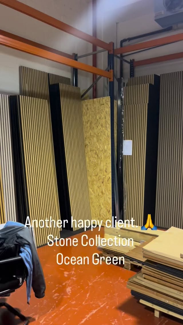 Our Stone Collection is really something extra! 🙏🇪🇸♥️ This is Ocean Green Deaign Panel. #woodonwallspain #interiordesign