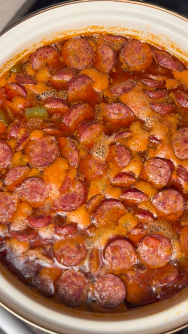 Season 3, Episode 9 — On the Menu Today: Red Beans & Rice
A good pot of red beans is a love language. This is my take on classic Red Beans & Rice — Cajun-husband certified 10/10 😉⚜️
Slow-simmered, smoky, deeply seasoned, and meant to be shared. This is the kind of meal you let bubble low and slow while the kitchen fills with stories, music, and a little extra spice.
🫘 Ingredients
• 16–20 oz red beans (dried or canned)
• 1 package thick-cut bacon (12 oz)
• 1 medium onion
• 1 large bell pepper (or 2 small)
• 1 stalk celery
• 3 ham bone pieces
• 1 package sausage
• 28 oz tomatoes (2–4 cans, your choice)
• Splash of red wine vinegar
• Cajun seasoning (Slap Ya Mama + Tony Chachere’s are my go-tos)
• Splash of Worcestershire sauce
• Dried thyme
• Salt & black pepper
• Long-grain white rice
🌶 Hot sauce for the table — non-negotiable
🍲 Directions & Tips
• Soak dried beans overnight (or use canned if you’re short on time)
• Brown your meats and veggies well — flavor lives here
• Add remaining ingredients, bring to a boil → then simmer low & slow for ~3 hours
• Remove ~1 cup of beans, mash, and stir back into the pot for that creamy texture
• Let the beans rest overnight to soak in all the juices so aka plan to eat them the next day because they will just have all of that tasty greatness 💜
Serve hot over fluffy white rice & hopefully u’ll love it 😊
📌 Save this for your next cozy Sunday cook
💬 Check out my baking blog, on-the-menu-today ideas —> AND if you read all thru here then Comment if you’re team ‘extra’ spicy
❤️ Share with someone who loves a good Southern pot
➡️ Follow for more heritage-inspired comfort meals