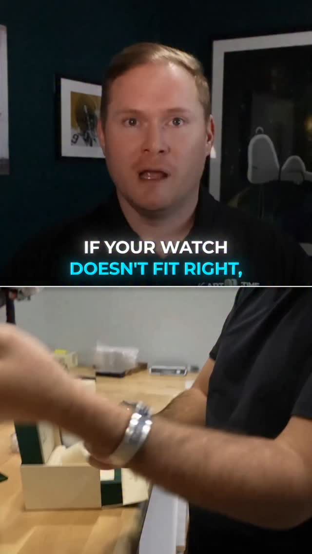 If your watch doesn't fit right,
it doesn't matter how expensive it is...
...it'll never look right on your wrist.
Here's how to change the length the right way…
#Rolex
#WatchDealer
#WatchIndustry
#AllChrono
#WatchMarket
LuxuryWatches
WatchBusiness
WatchCollector,
LuxuryTimepieces
WatchInsider
WatchCommunity