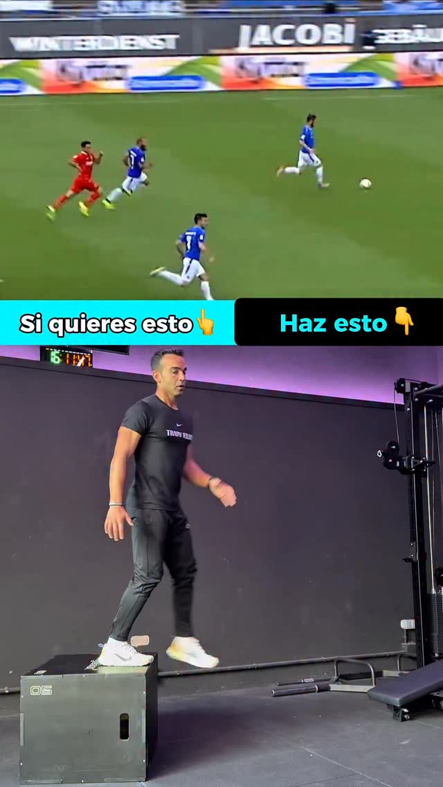 🚨 SI QUIERES FRENAR COMO UN PRO… TIENES QUE ENTRENAR COMO UN PRO 🚨
En el fútbol no siempre gana el más rápido ⚡
Gana el que sabe acelerar… y sobre todo DECELERAR 🛑
Si quieres:
✔ Llegar antes al balón
✔ Colocarte mejor que el rival
✔ Cambiar de dirección sin perder equilibrio
✔ Frenar fuerte sin romperte
Tu plan debe tener SÍ o SÍ:
🔥 Fuerza excéntrica de piernas
🔥 Frenadas
🔥 Pliometría con control
🔥 Estabilidad de rodilla y cadera
🔥 Core fuerte de verdad
Más control = más rendimiento 💣
Más control = menos lesiones 🦵
Entrena como juegas ⚽💪
#trainelite #metodo90+ #RendimientoDeportivo #PreparacionFisica