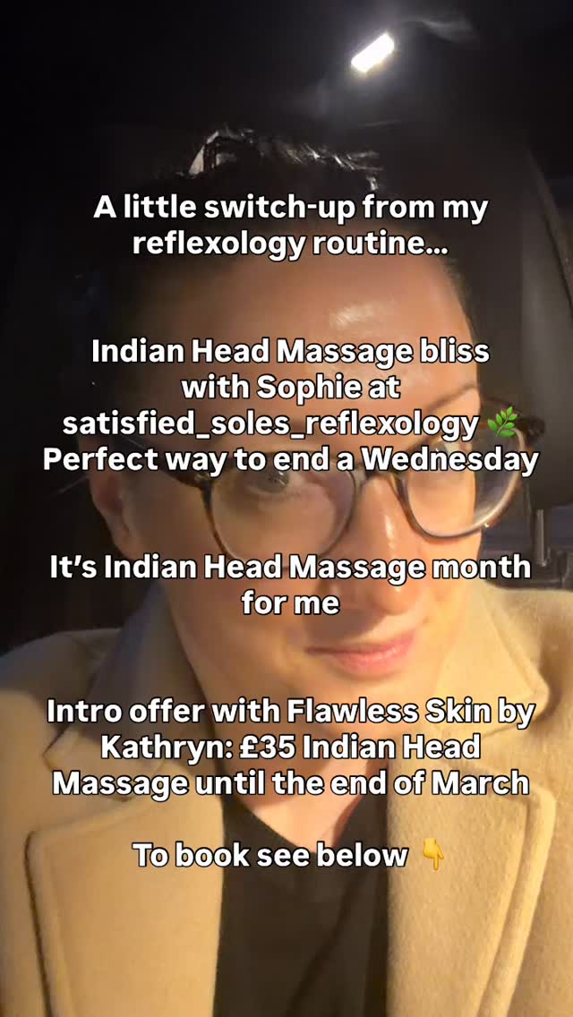 I decided to switch up my usual reflexology maintenance with @satisfied_soles_reflexology and treat myself to an Indian Head Massage with the wonderful Sophie instead.
Such a gorgeous way to release tension, clear the mind, and reset the body — I floated out of the room.
If you’ve been curious about trying one, this month is the perfect time. I’m also offering Indian Head Massage for just £35 until the end of March, and it’s every bit as dreamy as it sounds. A little moment of calm that your body will thank you for.
To book, follow the link:
https://www.fresha.com/book-now/perfect-piercings-and-beauty-bbo0cko8/services?lid=914988&eid=3298793&share&pId=861248
Bookings must be made with Kathryn
#indianheadmassage #massage #headmassage #relaxing #fyp