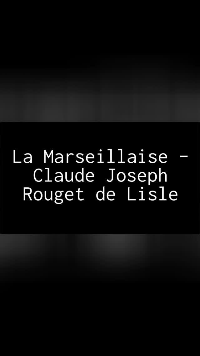 "La Marseillaise" de Claude Joseph Rouget de Lisle, partition piano facile.
Pour voir la vidéo complète, c'est sur youtube, link in bio
#LaMarseillaise #RougetDeLisle #FrenchHistory #NationalAnthem #MusicHistory #Shorts #FrenchAnthem #Hymnefrancais