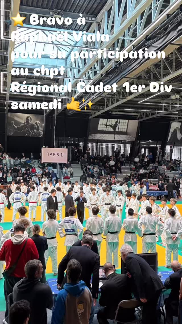 🔥 Bravo à Raphael pour sa participation au Chpt Régional 1re Division Cadet samedi dernier à Lormont !
Une très belle sélection déjà, félicitations 👏
Pas de résultat cette fois, 🍫mais à ce niveau le moindre détail se paie cash… et ça fait partie de l’apprentissage 💥
📍 Prochain rendez-vous : Championnat Zone 2D le 29 mars à Agen 🤩
🚀 Un champion qui progresse vite, la suite arrive très fort !✨👊
#shiaiclubcapbretonangresse
#dojostmartinois
#judoclubcotebascolandais