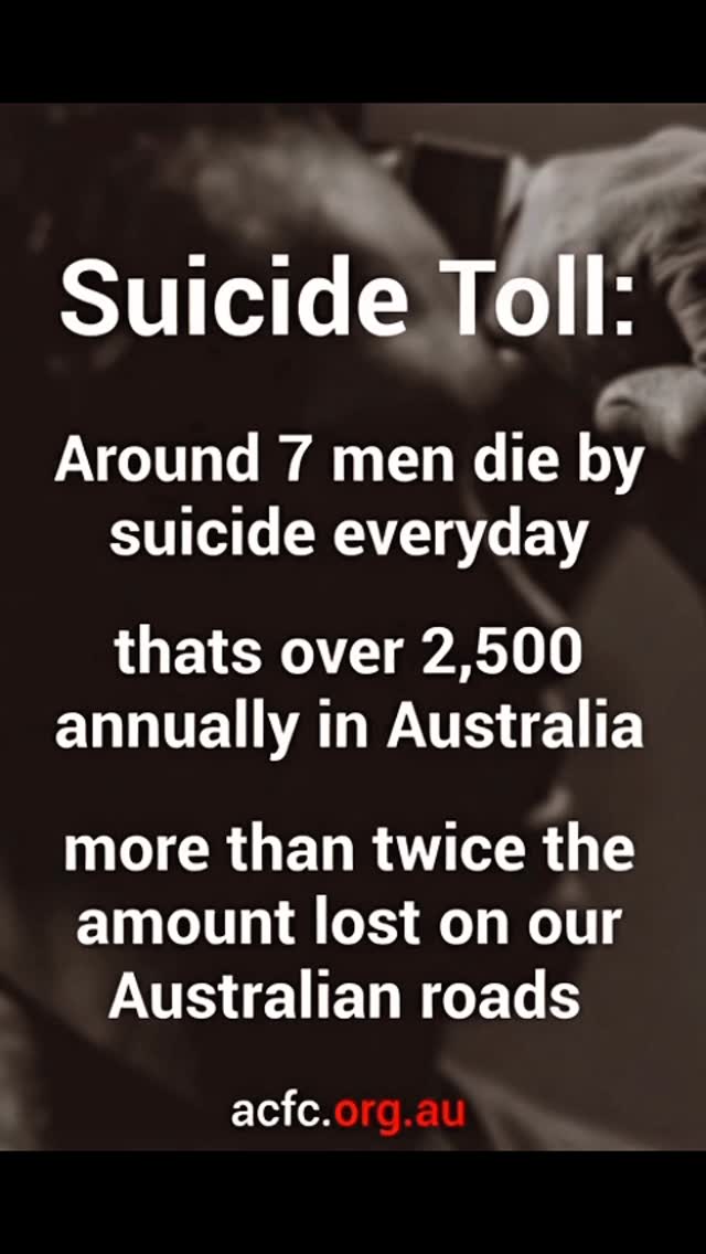7 Australian men die by suicide every day.
That's over 2,500 lives lost each year. 💔
These are our mates, brothers, fathers, sons. Men's mental health matters, talking saves lives. You're not alone. Reach out. SPEAKING UP IS MANNING UP 💚
Lifeline: 13 11 14
Beyond Blue: 1300 22 4636
MensLine: 1300 78 99 78
Break the stigma!
#mensmentalhealth #mentalhealthmatters #speakingupismanningup #suicideprevention #mentalhealthawareness