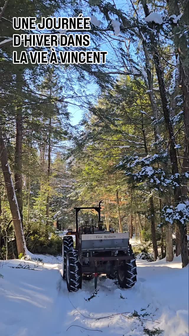 Une vraie vie de bûcheron ce Vincent.👨🌾💪🪵
Vous serez étonné de voir le résultat final, je vous le jure! Vincent bûche pour quel projet vous pensez?