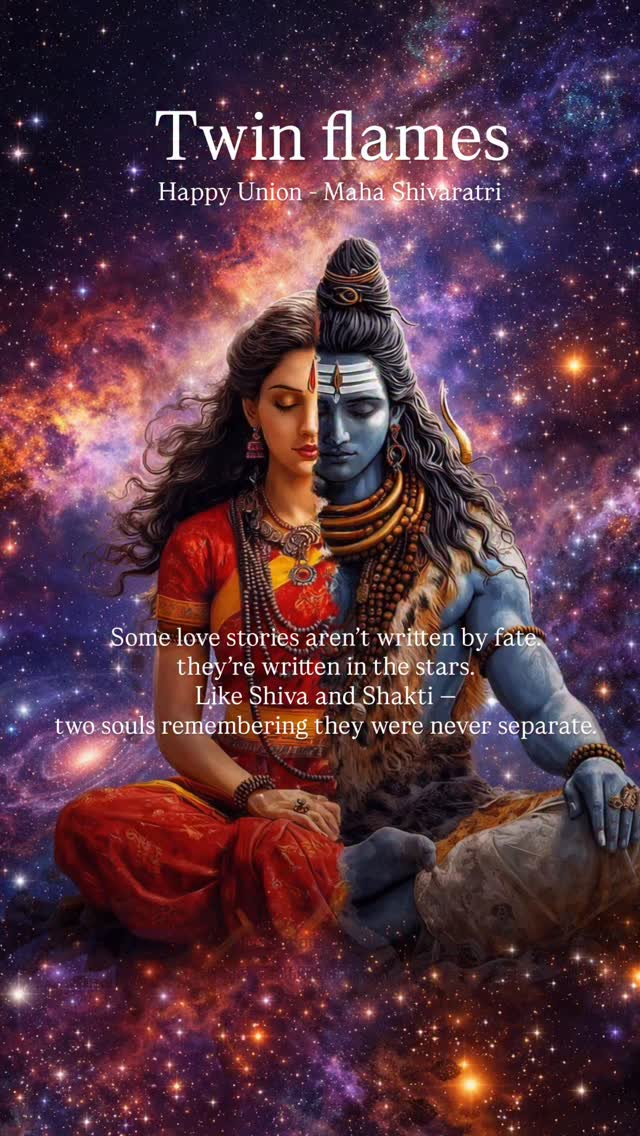 Beautiful Souls #twinflames - magical union energy is approaching. #twinflamereunion #mahashivratri #shiva #shakti