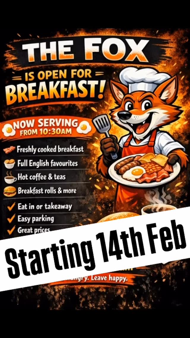 starting this Saturday 14th February we will be open for breakfast from 10.30am No need to book. Just pop in. #foodie #breakfast #breakfastclub #wolverhampton #bridgnorth