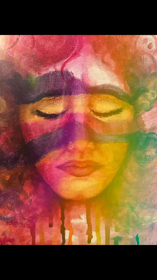 The Painted Lady. Much to be said about her. Maybe for another day. 🎨
#healingart #vulnerable #tranformation #adventurineartstudio #originalartwork