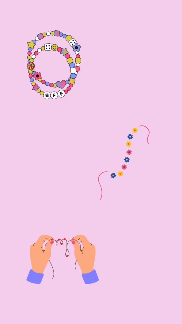 Buchstaben, Farben, Charms. 🧵✨
Gestalte Schmuck, der zu dir passt.
Einzigartig. Wie du. 💛