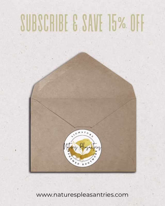 Want a little treat from us? 🌿
Join the Natures Pleasantries email list and receive 15% off your next order just for subscribing.
No spam. Just natural wellness, gentle reminders to care for yourself, and first access to our herbal and body care offerings.
Sign up, save, and stay rooted in nature with us. 🤍
🔗 Link in bio to subscribe.
#NaturesPleasantries #NaturalWellness #HerbalCare #SkincareNaturally #selfcareritual