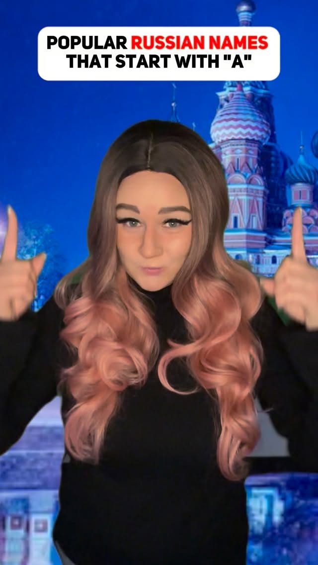 Popular Russian Names That Start With “A” #learnrussian #russianlanguage #russianphrases #russiancrashcourse #russiangrammar