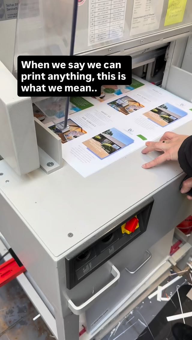 What can your local print shop do?
The scope of our products and services may surprise you, ranging from business cards to event essentials such as name badges and display boards, to vinyl wraps and customised clothing.
With our friendly, expert team on hand at our Cambridge store, it couldn’t be easier to source all of your print from one place. Pop in or drop us a message to find out more.