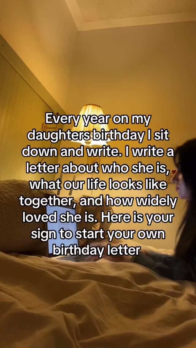 A very happy birthday to my little girl today🥳❤️ here is your sign to start your own letters, either for yourself or a loved one!
#momlife #writing #letterwriting #parenting #writingprompts