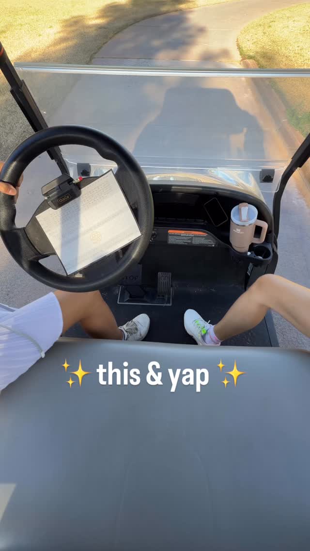 Doesnโt get better than this ๐ค๐ฝ #thisandyap #golfwithfriends #golf #girlgolfer #progolfer