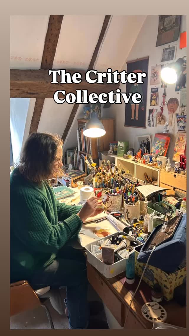 Meet the Critter Collective makers! Husband and wife team, and my dear friends, Becky @rebecca.gibbon and Jonny @jonnymendelsson
I’ve just made a flying visit to Ross-on-Wye, my old stamping ground and home of 20 years, to meet up with a gang of friends including Becky and Jonny. Luckily I also had time to pop into their eccentric and fab house, once the Old Village Stores, and watch them at work.
Their handmade wooden Critters come in all shapes and sizes and are everywhere in their house amongst their collections of vintage objects and toys - absolute heaven for me! Crazy cats and crocodiles, batty birds and baboons, loopy lions, hippos, monkeys, giraffes together with all sorts of birds, penquins, kangaroos, dogs and woodland critters .
They are all expertly whittled and sculpted in beech wood by Jonny, accomplished illustrator and collector and maker of things. Then hand-painted in her inimitable style by Becky, artist and well-known childrens’ book illustrator.
Here are the new Critters I’ve brought back to Bungay available now in the FuzzypegFolk shop and on my website. Link in bio - on DECORATION page.
#critterart #critters #handmadewoodart #folkanimals #whittling