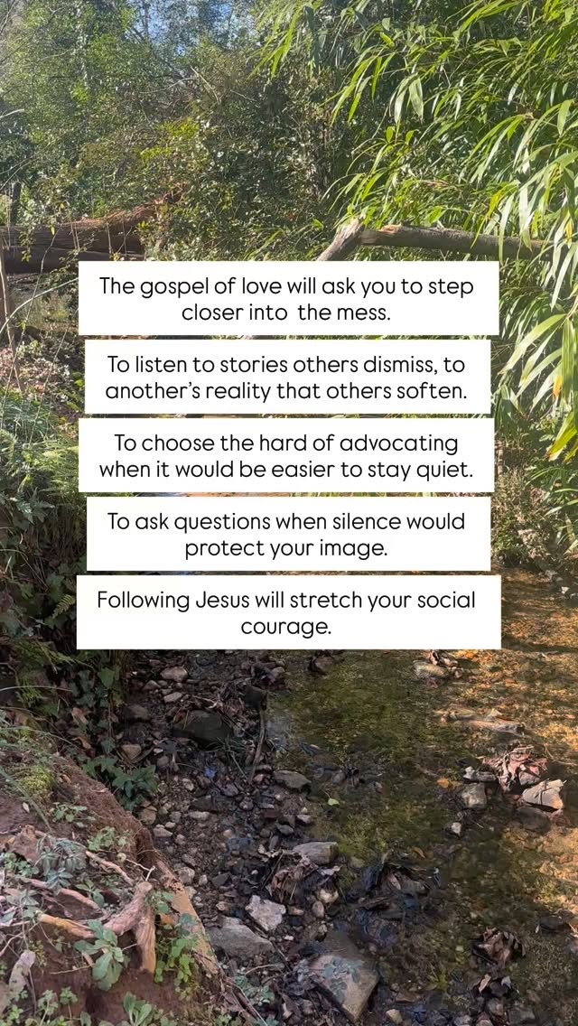 The gospel, when it’s not performative will demand that you grow, change, stretch and serve others, in the streets outside your house and church.