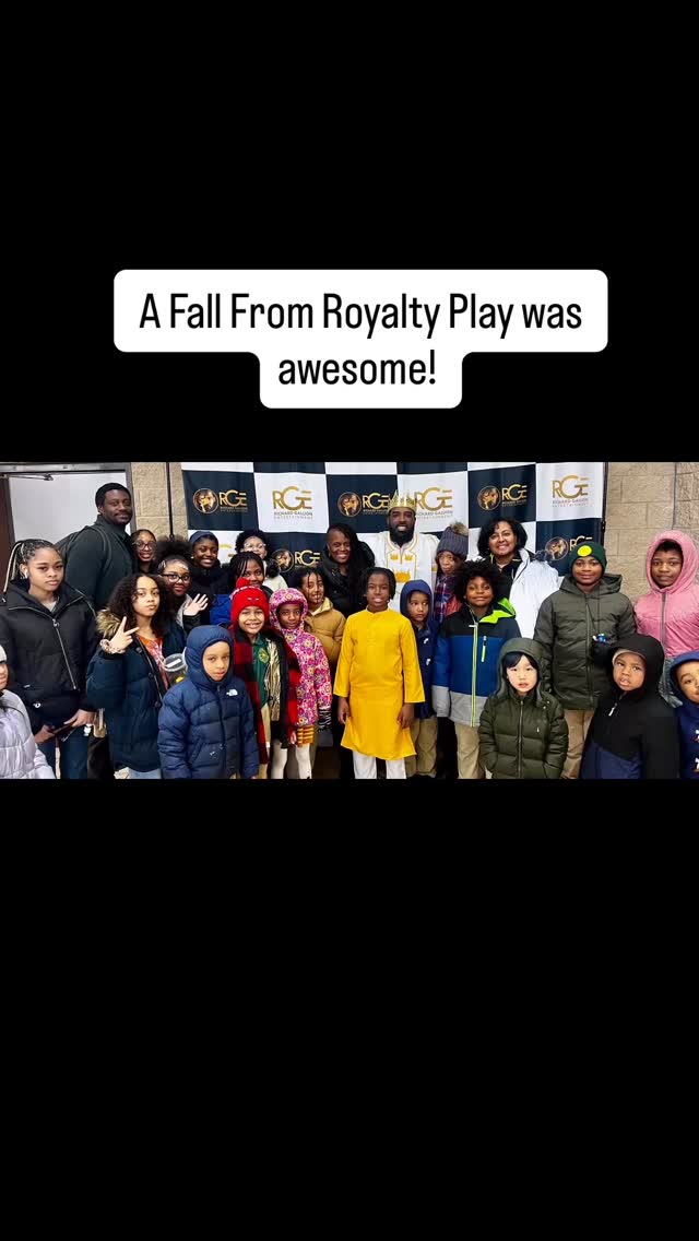 Some of our students got to witness a great play and Black excellence on stage at the play "A Fall From Royalty!"
Written,produced and performed by Richard Gallion (the King and his son) in the picture with our students and staff.
Great job King @richardgallion