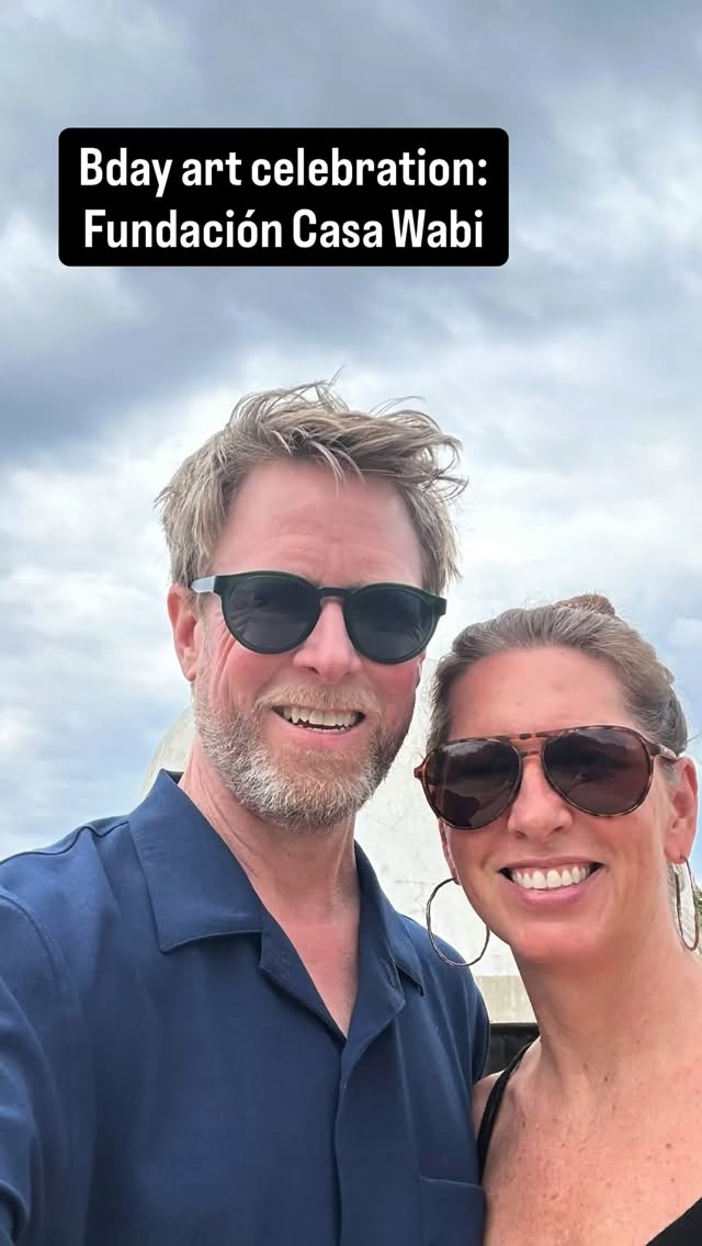 When your partner is an architect, appreciating art & architecture becomes a part of every adventure.
This trip did not disappoint!
Fundación Casa Wabi is a non-profit art foundation founded by artist Bosco Sodi. It promotes the exchange of ideas between contemporary art and local communities in Puerto Escondido, Mexico City & Tokyo.
Inspired by the Japanese philosophy of wabi-sabi (beauty in imperfection), we had the privilege of visiting the main site in Oaxaca. Designed by architect Tadao Ando, it features artist residences, studios, & exhibition spaces. #allthethings
Wabi-sabi… Beauty in imperfection…
I can’t think of a more perfect notion for a birthday celebration!
It very much feels like life is meant to be lived & appreciated, like these art installations… where we not only got to view them, but interact with them.
Walking on them… resting on them… touching & being touched by them. 🫶🏽
Finding beauty in their (& our) imperfections.