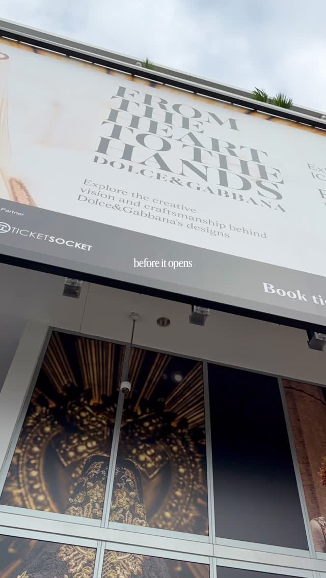 Experiences like this change how you see life…
DG. Dizzying, in the best way.
Not ready to slow down just yet.
Grateful beyond words.
@dolcegabbana_exhibit @icamiami