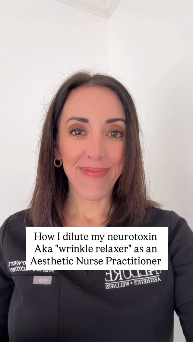 There is no right or wrong way to dilute your neurotoxin, whether its the on label 2.5 mLs or 1 or 1.5 mL. The placement of the product and knowing anatomy are the most important.
.
I personally love a tighter dilution for both my Botox (1:1) and my Dysport (1:1.5) so that placement and spread are very precise and controlled and there is a lower chance of adverse events occurring.
.
At Allure Aesthetics + Wellness pricing for neuromodulators are:
ā¢Botox $13/unit
ā¢Dysport $5/unit
āļøBOOK WITH ME āļø
š»www.allureaw.com
š 563-258-4698
.
āļø FOLLOW ME āļø
Nicole Powers, ARNP, AGNP-BC
@nicolepowers_np
Allure Aesthetics + Wellness
@allure_iowa
#botox #dysport #nurseinjector #nursepractitioner