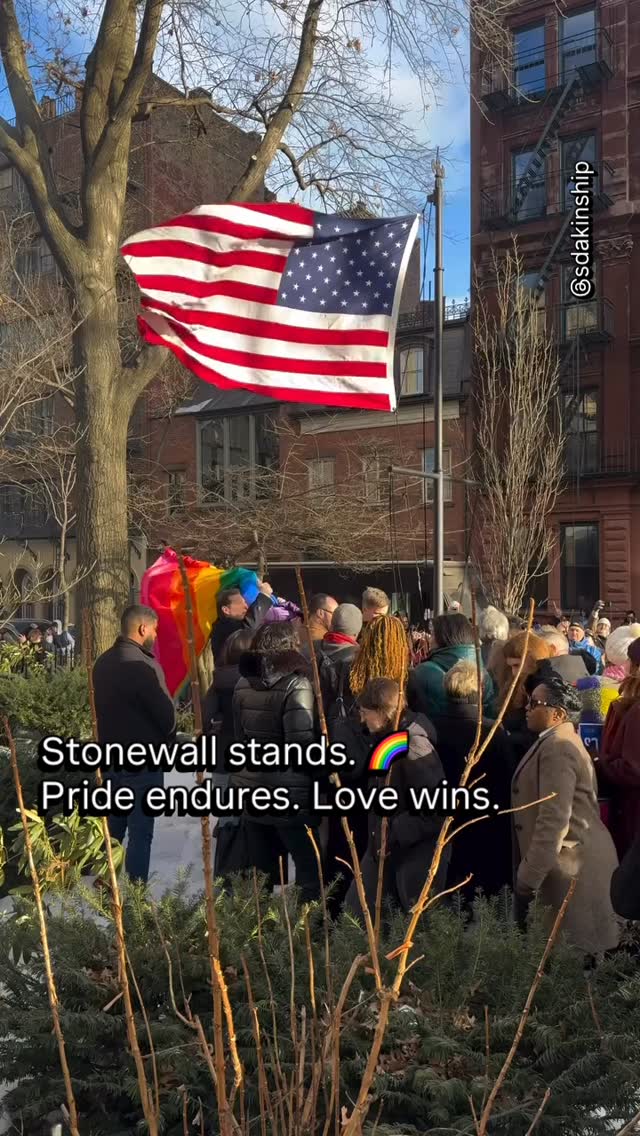 The rainbow flag is back at the historic Stonewall Inn — a powerful reminder that love, courage, and visibility never fade.
We honor the past, celebrate the present, and stand together for a brighter, inclusive future. 🌈
#Stonewall #Pride #LGBTQ #LoveWins #sdakinship