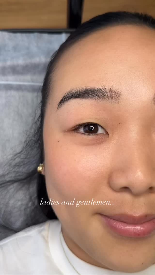 korean lash lift + brow lami on the beautiful @jesss_lu 😮💨🤌🏻