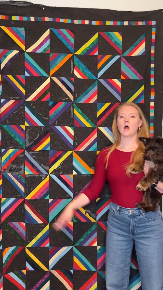 How do you think this will turn out?!
#nycquilter #customquilts #quiltrepair #quiltersofinstagram #madewithbernina