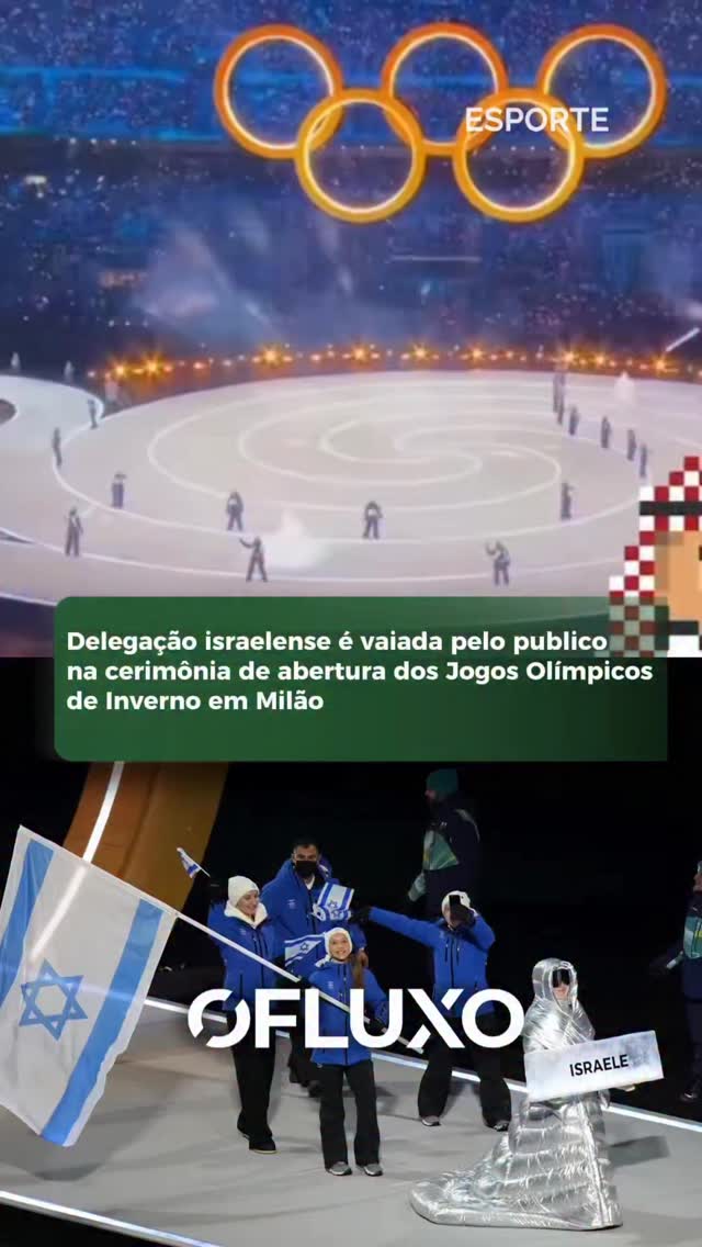 A abertura aconteceu nesta sexta(6), marcando o início dos Jogos Olímpicos de Inverno em Milão, na Itália.
A delegação israelense e a dos Estados Unidos foram vaiadas quando chamadas para o centro do gramado.
#olimpiadas #inverno #eua #israel