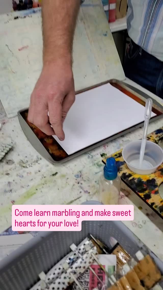 Sign up online.
www.majik-studios.com, class tab
#floatingpaint #learnsomethingnew #couplesclass #majikstudios207 #hearts