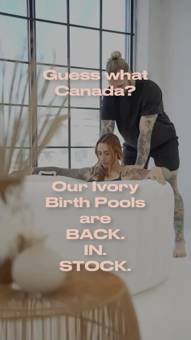 NOW RESTOCKED ON OUR WEBSITE ☁️
Your favourite Canadian Birth Pool’s are back, baby!
After a long awaited restock, we are replenished, and we are ready for your orders!
Make your way to our website and your luxury birth gear will be shipped within 24 hours 😘
So grateful for your patience as we waited 🤍
Grace & the team
📸 @bowvalleydoula who offers our rentals in Canmore 📍
#restock #birthpools #birthpoolsbygrace #ivorybirthpools waterbirth
