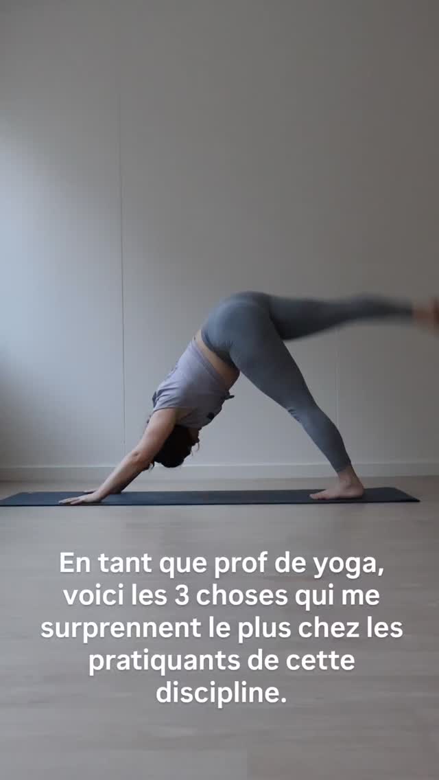 C’est pas politiquement correct de dire ca alors laisse moi t’en dire plus
1. Il m'est arrivé de croiser des élèves qui avait eu plusieurs professeurs forts charismatiques mais qui malgré de nombreuses années de pratique ne connaissaient ni franchement les alignements des postures de base ni leurs dénominations (au moins en français)
2.l’obession de la souplesse et la fixette sur les postures impressionnantes qui en découlé ne vaut rien puisque le manque de mobilité général sera plus propice à taper sur les articulations... donc avant d'aller chercher des amplitudes de brute je recommande d'aller chercher la stabiliter dans l’amplitude qui t’es pour le moment confortable
3. Je comprends le besoin d’etre pris en charge mais ca ne veut pas dire qu’il faille être passif dans la pratique, c’est comme ca que tu te l'approprier et que tu deviens autonome sur le tapis.
Dis moi ce que tu en penses en commentaire