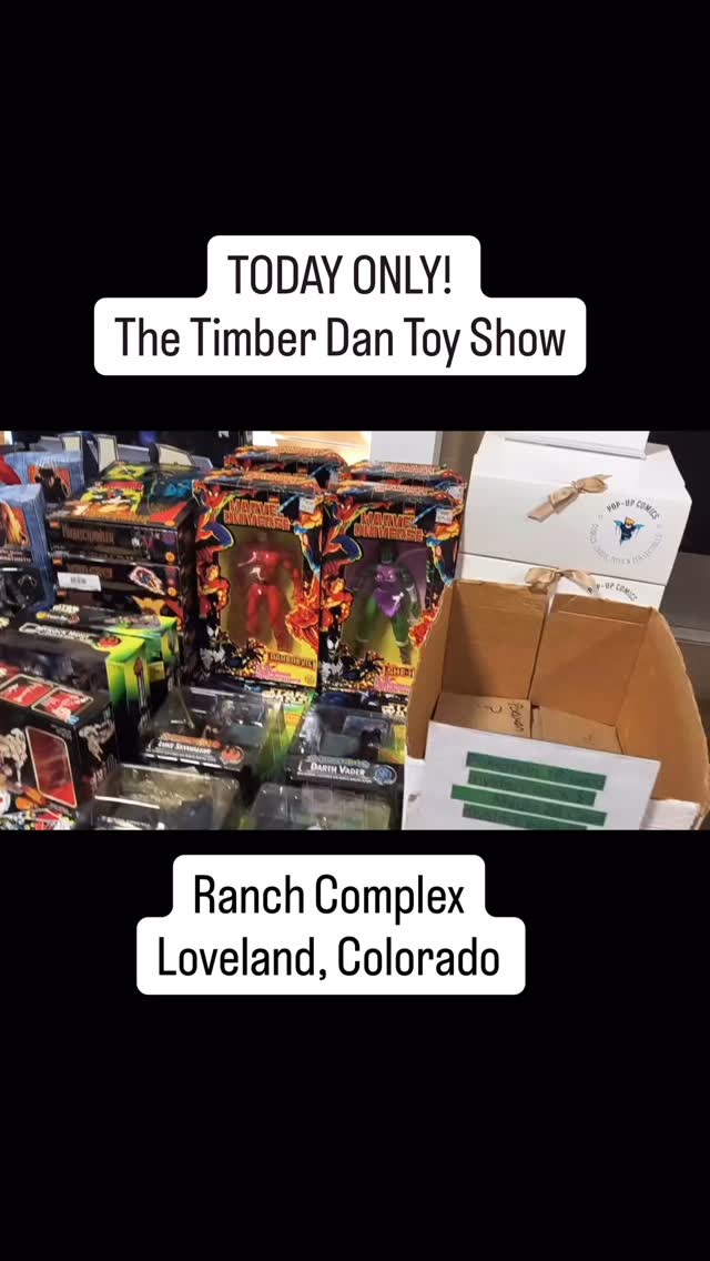 Today only! Hundreds of vendors come check us out. Stop by Pop-Up Comics and say Hi…