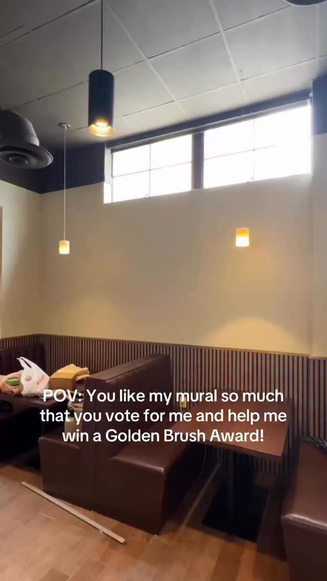 I’m so excited to have been selected as a finalist in the Zibra Golden Brush awards for my mural at Noodes by Nina in Denver! Now I need YOUR help to win the vision to reality category!
It would mean the world to me if you could vote for me. Just follow the link and scroll all the way to the bottom to find my mural. Click the thumbs up button and you’re done! Thank you so much for all of your support!
#mural #muralist #voteforme #artist #denvermural