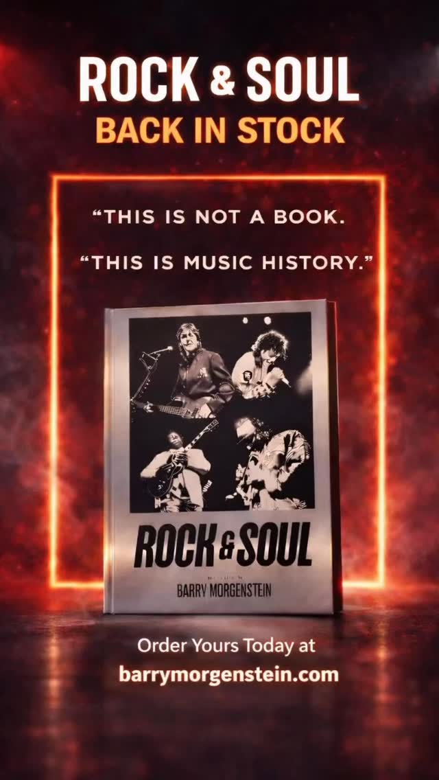 Order your copy of best selling Rock & Soul https://www.barrymorgenstein.com/best-seller-book-rock-soul-portrait-photography