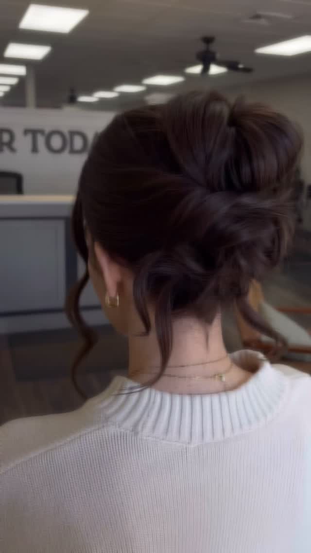 Trending for brides in 2026
❊ Twisted, mid-bun updo
❊ Book your formal event, special occasion, and bridal hair with our team! Trials are always recommended.
By Heather