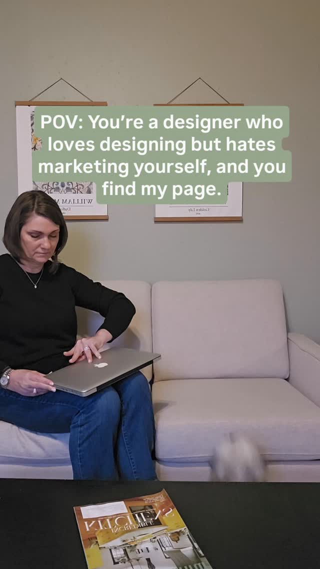 You got into this industry because you love creating beautiful spaces. Not because you wanted to become a full-time content strategist.
But marketing doesn’t have to feel awkward, salesy, or like you’re constantly “putting yourself out there.” It can feel aligned. It can feel clear. It can actually support the kind of projects you want more of.
If you’re ready for social media to feel less annoying and more intentional, you’re exactly where you need to be.
Follow along. I’ve got you.
#marketingforinteriordesigners #interiordesignbusiness #interiordesignersofinsta #interiordesignmarketing