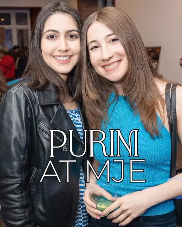 Purim Happy Hour this Monday at MJE! Link to the tickets in our bio!