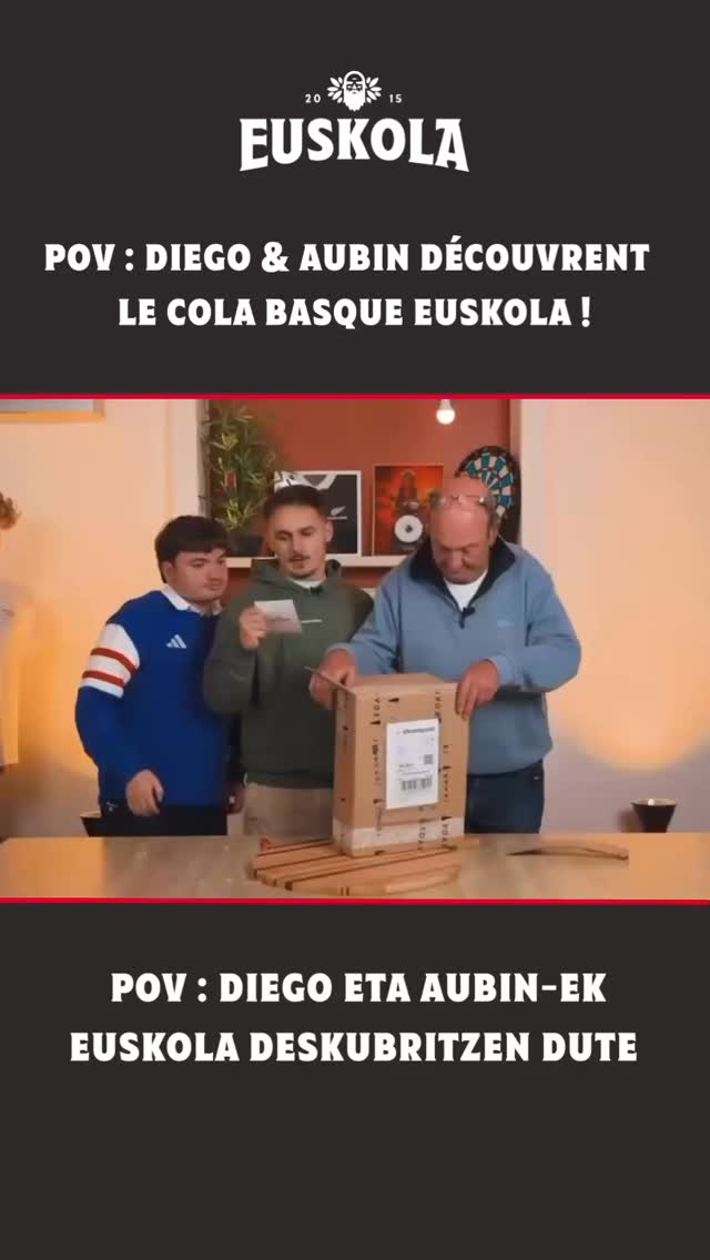 Milesker @diegsalbin pour votre découverte de notre Euskola ! 🥤🥤🥤
@djaysonkaravane
@aubin.minvielle
(PS: on retravaillera l’accent ensemble 🥸)
Milesker Euskola deskubritzeagatik ! 🥤
(Ps : azentua elgarrekin berriz landuko dugu 🥸)
#euskola #euskalherria