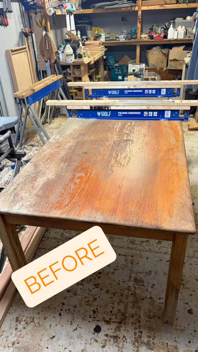 From tired to timeless I cannot believe the transformation this 40yo Jarrah dining table has taken. It had spent some time outside in the weather and was a bit worse for wear but after a lot of sanding and some Osmo oil love it is back it new and ready for the next 40 years of its life. when you have something handmade in Australian hardwood you are investing in something that will last a lifetime 👌
Follow for hand-made custom furniture & restorations across Australia.
#furniturerestoration
#jarrah
#customfurniture
#handmadefurniture
#madeinaustralia