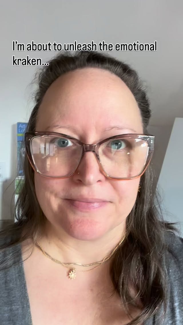 If you’ve been here for the last 4 years, you know that losing my mom was utterly devastating. The day she died, I not only lost my North Star, but I became my sister’s caregiver. I was prepared for neither of these things.
With as much emotional processing as I’ve done in the last 4 years (and 2 days, but who’s counting?), I realized recently that I have really been holding back. A LOT. I knew it was time to let it go.
Ergo, “Unleash the (Emotional) Kraken” was born. I see a lot of different ways this will play out. Stay tuned as #theemotionalkraken comes to life!
#abstractexpressionistart #supportlivingartists #lifeafterloss #unleashthekraken