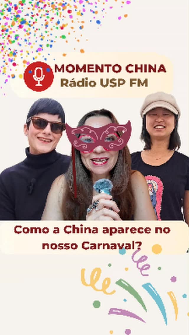 Das Marchinhas de Carnaval aos Sambas-Enredo! Como o olhar para a China no Carnaval se transformou.
Com a ajuda da professora @happyway2 e da pesquisadora @e_mrst , o programa Momento China na Rádio USP nesta semana, tem análise sobre como a China foi retratada no Carnaval brasileiro.
Nesta quarta-feira, às 13h30, ao vivo na rádio USP FM. Ou procure por Momento China nas páginas do Jornal da USP (ou nos agregadores de podcast) para ouvir todos os programas.
#Carnaval #sambaenredo