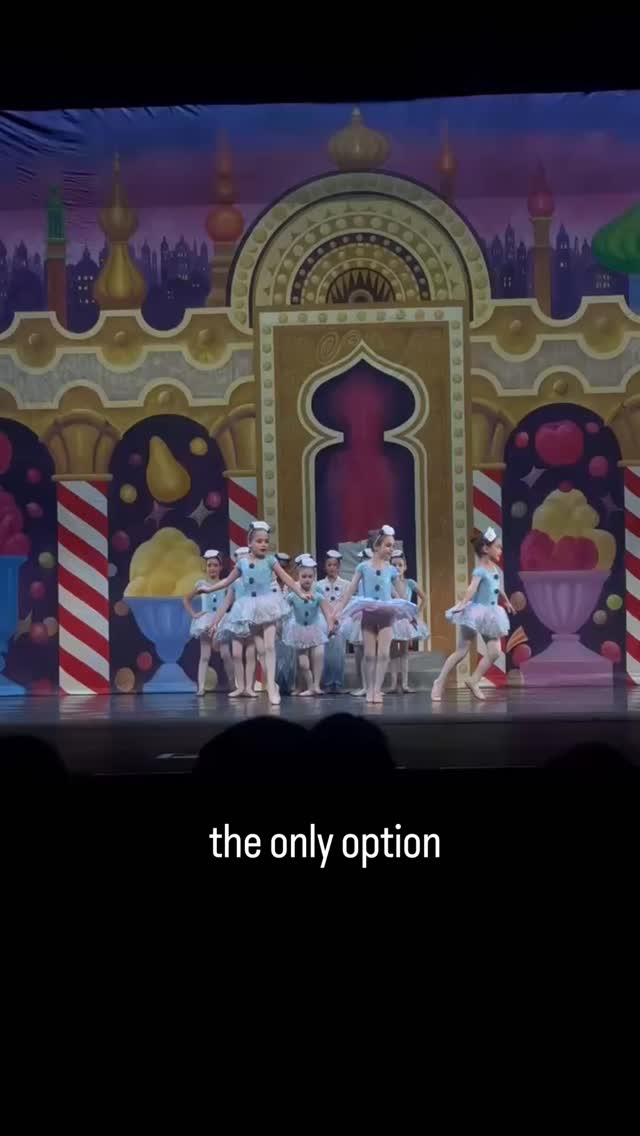 Performing is the only option