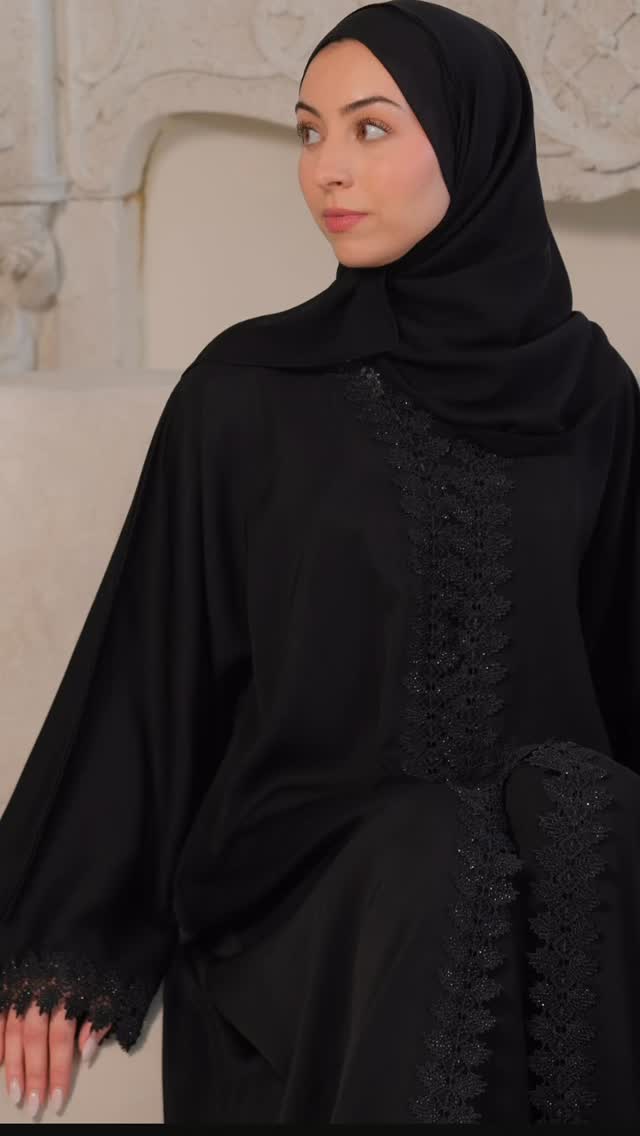Rosace Abaya
Includes matching hijab
Inspired by timeless Andalusian rosace patterns, featuring refined lace and crystal accents.
Designed to elevate your Eid nights with elegance and grace ✨
#mhcollection #ramadan2026 #modestfashion #montrealfashion #abaya